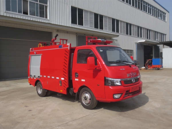 途逸單排水罐消防車(藍(lán)牌)